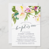Flush de printemps | Invitation au baptême (Devant)