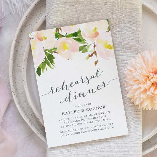 Flush de printemps | Invitation au dîner de répéti