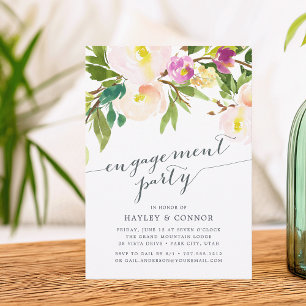 Flush de printemps Invitation de la partie d'eng