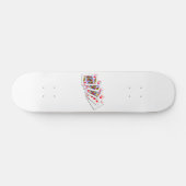 Flush Diamonds Skateboard (Horizontaal)