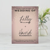 Flush Light - Invitation personnalisée Mariage (Debout devant)