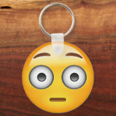 Flushing Face Emoji Sleutelhanger (Voorkant)