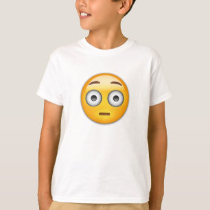 Flushing Face Emoji T-shirt
