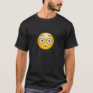Flushing Face Emoji T-shirt