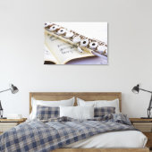Flute 2 canvas afdruk (Insitu (Slaapkamer))