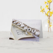 Flute 2 kaart (Gele Bloem)