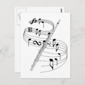 Flute Briefkaart (Voorkant / Achterkant)