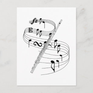 Flute Briefkaart