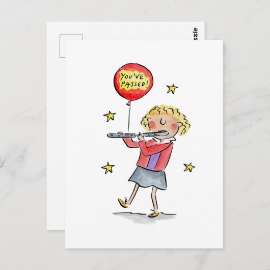 Flute Briefkaart (Voorkant / Achterkant)