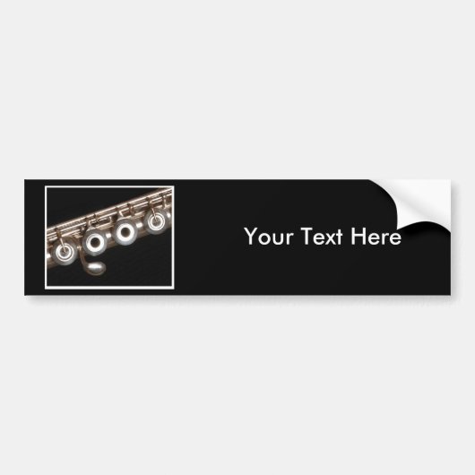 Flute Bumpersticker (Voorkant)
