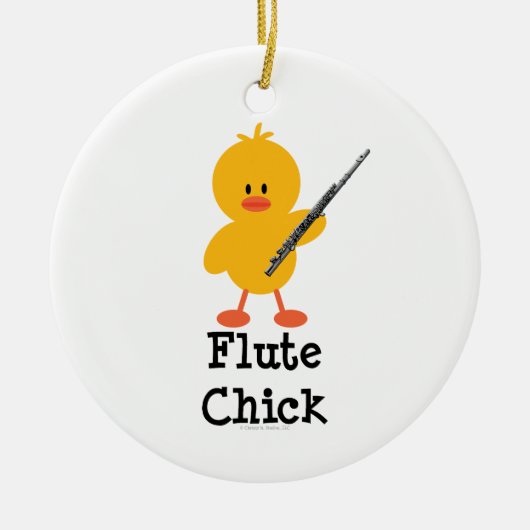 Flute Chick Ornament (Voorkant)
