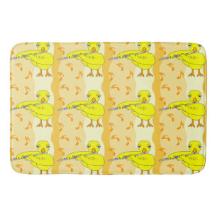 Flute Chick Pattern Badmat
