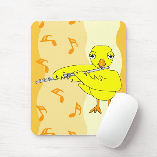 Flute Chick Pattern Muismat (Met muis)