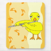 Flute Chick Pattern Muismat (Voorkant)