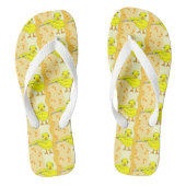 Flute Chick Pattern Teenslippers (Voetbed)