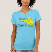 Flute Chick-tekst T-shirt (Voorkant)