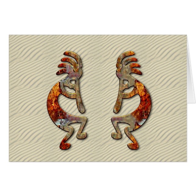 "Flûte de Kokopelli" (Devant horizontal)