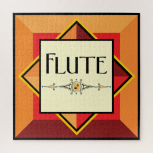 Flute Decorative Block Legpuzzel