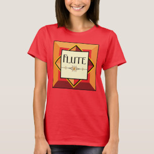 Flute Decorative Block T-shirt