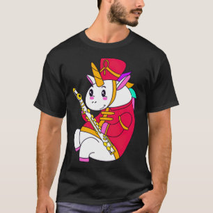 Flute grappige eenhoorn verrassing eenhoorn t-shirt
