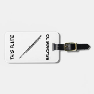 Flute Identification Label Bagagelabel