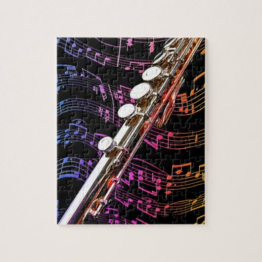 Flute is mijn passie_ legpuzzel (Verticaal)