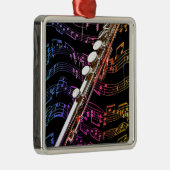 Flute is mijn passie_ metalen ornament (Rechts)