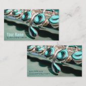 Flute Keys-Visitekaartjes Visitekaartje (Voorkant / Achterkant)
