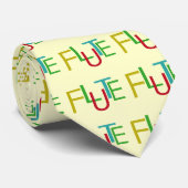 Flute Letters Stropdas (Opgerold)