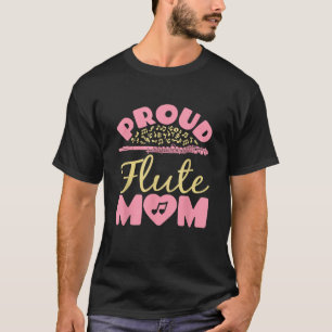 Flute Ma Vrouwen die een band zoeken Mam Moeder va T-shirt