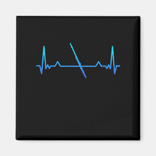 Flute Marching Band Heartbeat Mam Gift Magneet