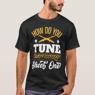 Flute Motif voor Flute Player 1 T-shirt