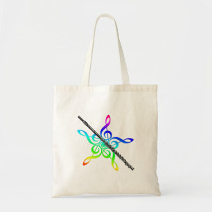 Flute Music Canvas tas
