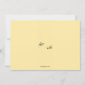 Flute Music Considérant Invitation (Dos)