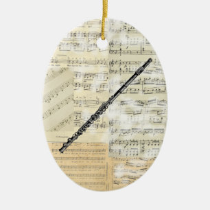  Flute Music Ornament