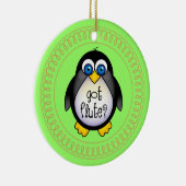 Flute Music Penguin Ornament Gift (Rechts)