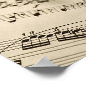 Flute Music Poster (Hoek)