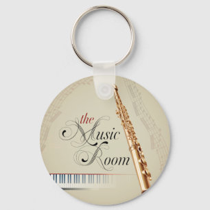 Flute Music Room Sleutelhanger