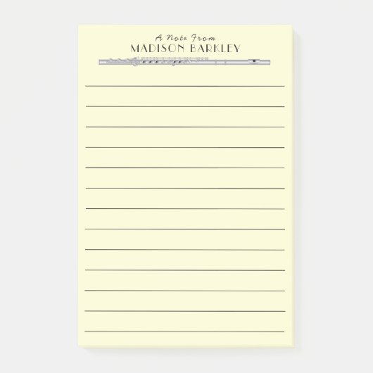 Flute Musician Music Teacher Band Post-it® Notes (Voorkant)