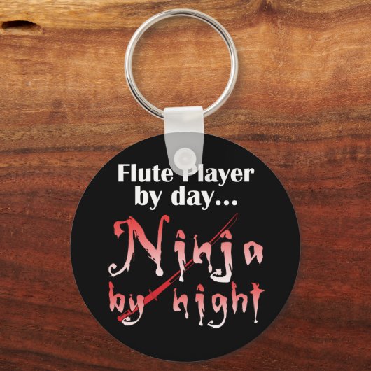 Flute Ninja Sleutelhanger (Voorkant)