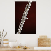 Flute of Flutist Musicien Poster (Keuken)