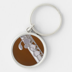 Flute of Flutist Sleutelhanger