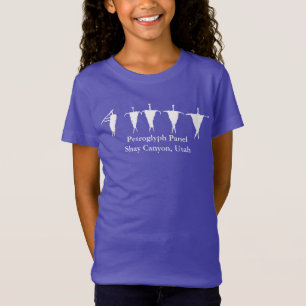 Flute Player & Caravan Petroglyph-beeldscherm T-shirt