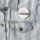 Flute Player Dragon Ronde Button 5,7 Cm (In situ)