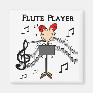 Flute Player Magnet Magneet
