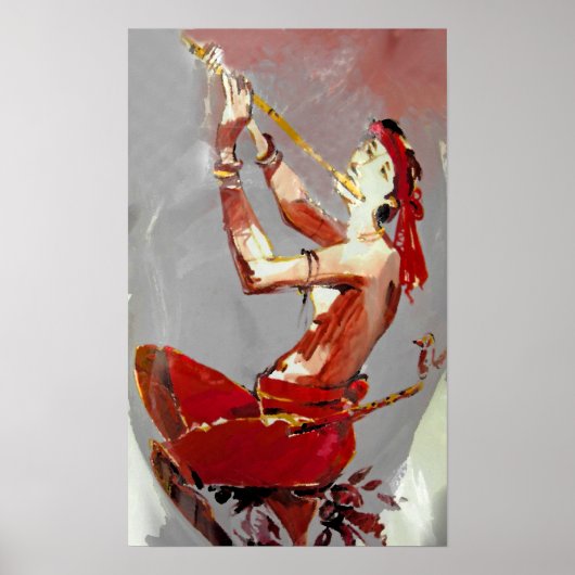 Flute Player/Musician Poster (Voorkant)