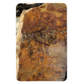 Flute Player Petroglyph Magneet (Verticaal)