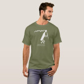 Flute Player Petroglyph T-shirt (Voorkant volledig)