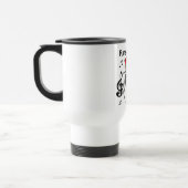 Flute Player T-shirts en cadeaus Reisbeker (Links)