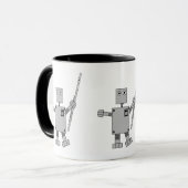 Flute Robot Mok (Voorkant links)